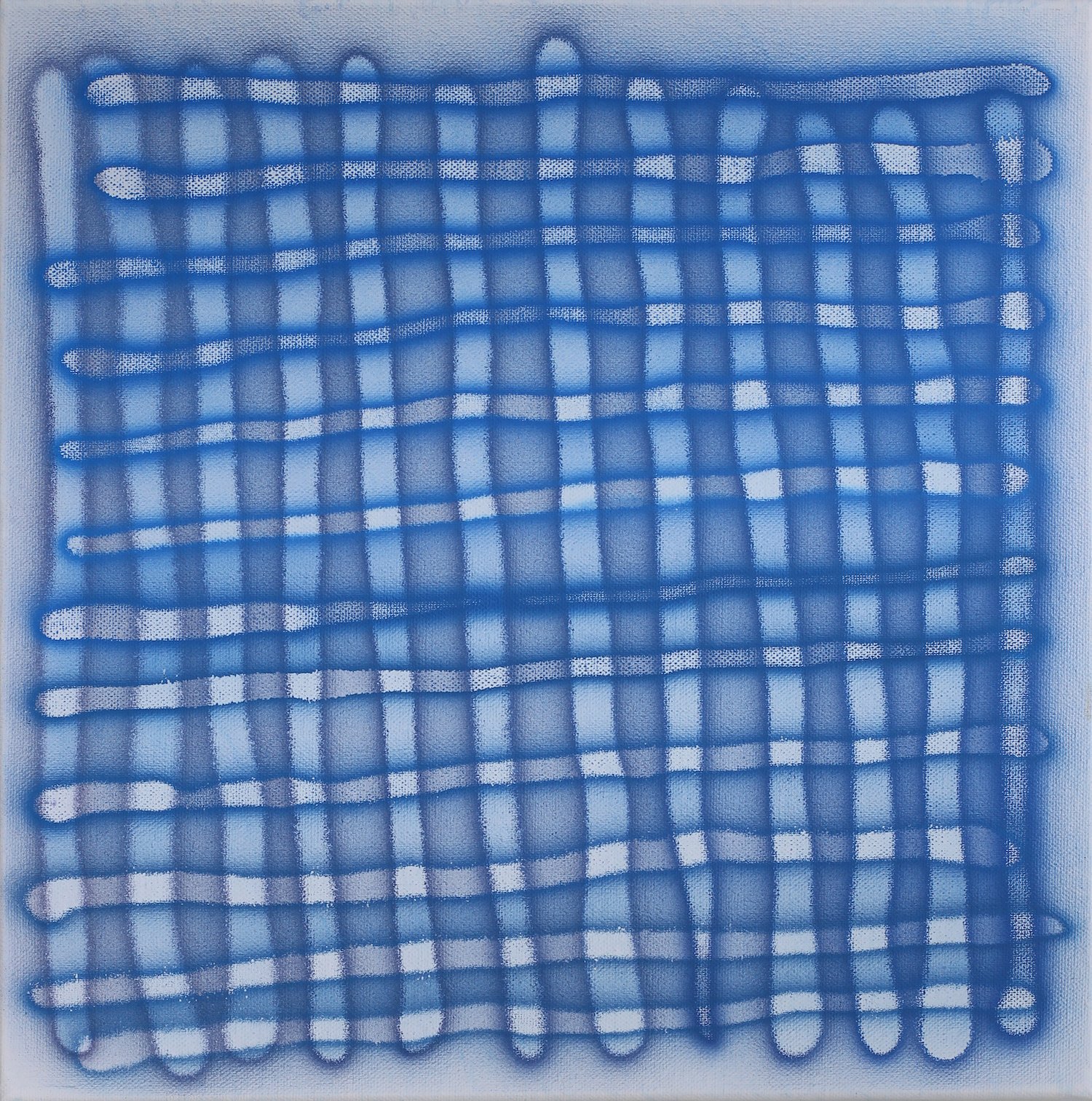 Blue Neon Grid